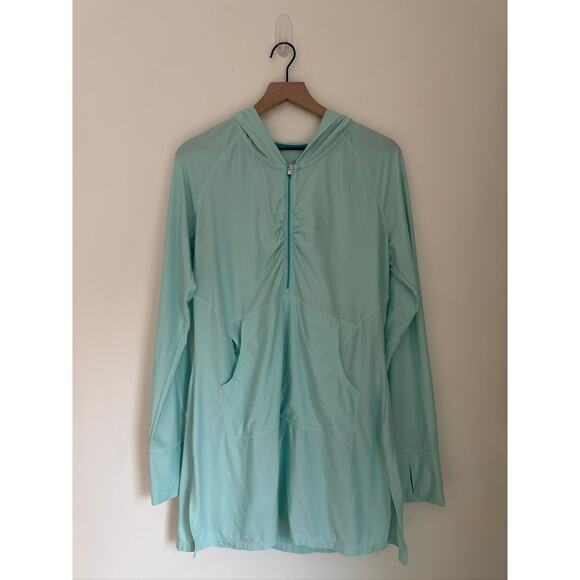 Athleta Sun Up Swim Coverup Tunic Resort Vacation in Mint Green - Size L - Picture 1 of 9